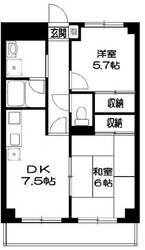 エレガンス三鷹の物件間取画像